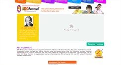 Desktop Screenshot of abcmontessori.net